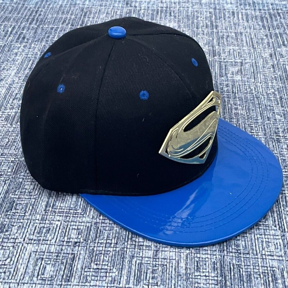 Men Fashion Hat Blue/Black Tone Snapback Cap Hat Sport Baseball Hat - Picture 2 of 9